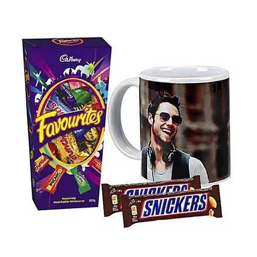 Personalised Mug With Chocolates Combo